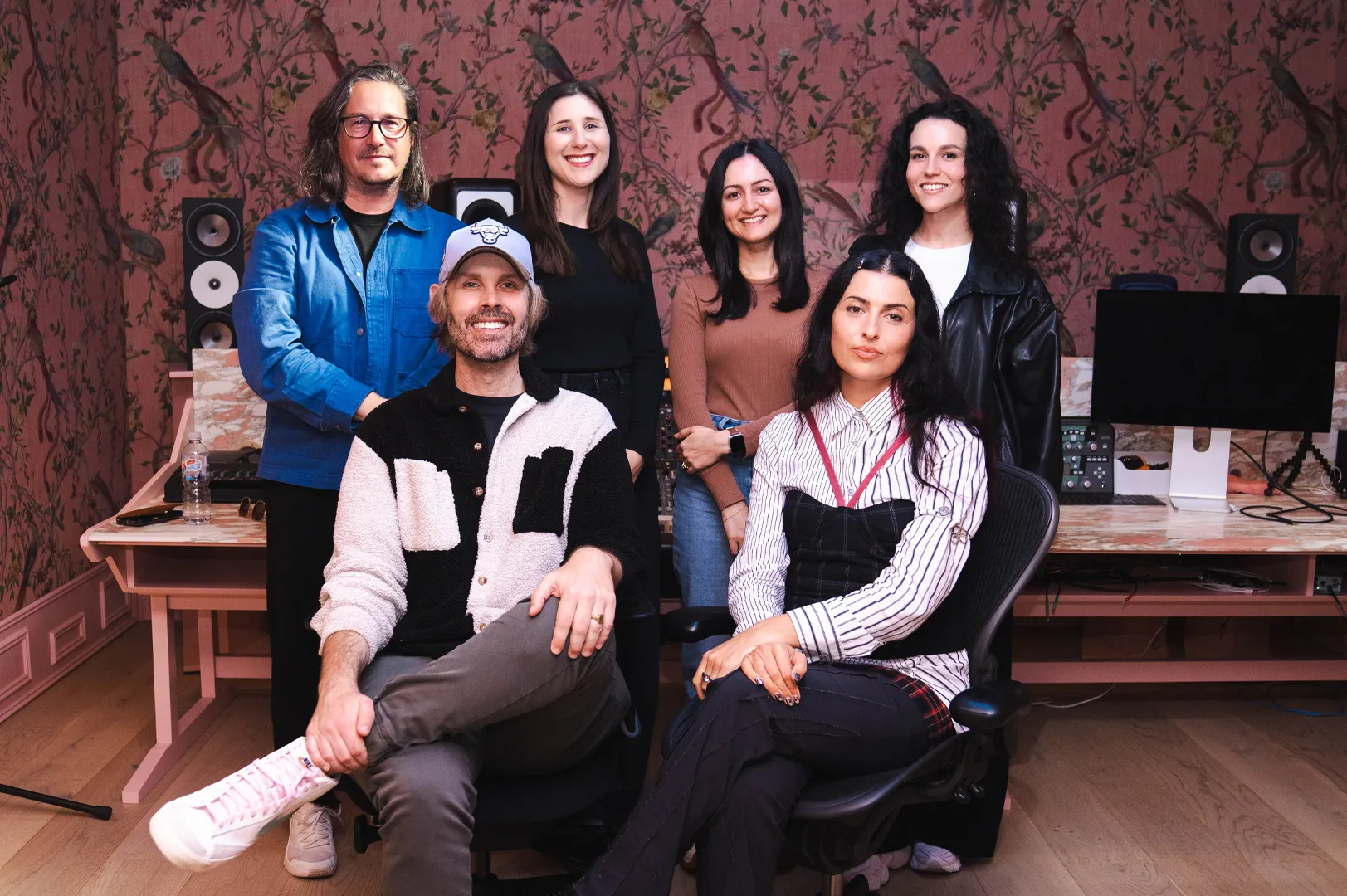 BMG Signs Anna Lunoe to Worldwide Publishing Deal 5 Top: L to R: Adam Alexander (senior creative consultant, BMG), Jodie Feld (vice president – creative, BMG), Christina Thiers (director – A&R Publishing, BMG), Jazmin Pezzano (NLV Records); Bottom: L to R: Heath Johns (president, Australia, New Zealand and Southeast Asia, BMG), Anna Lunoe.
