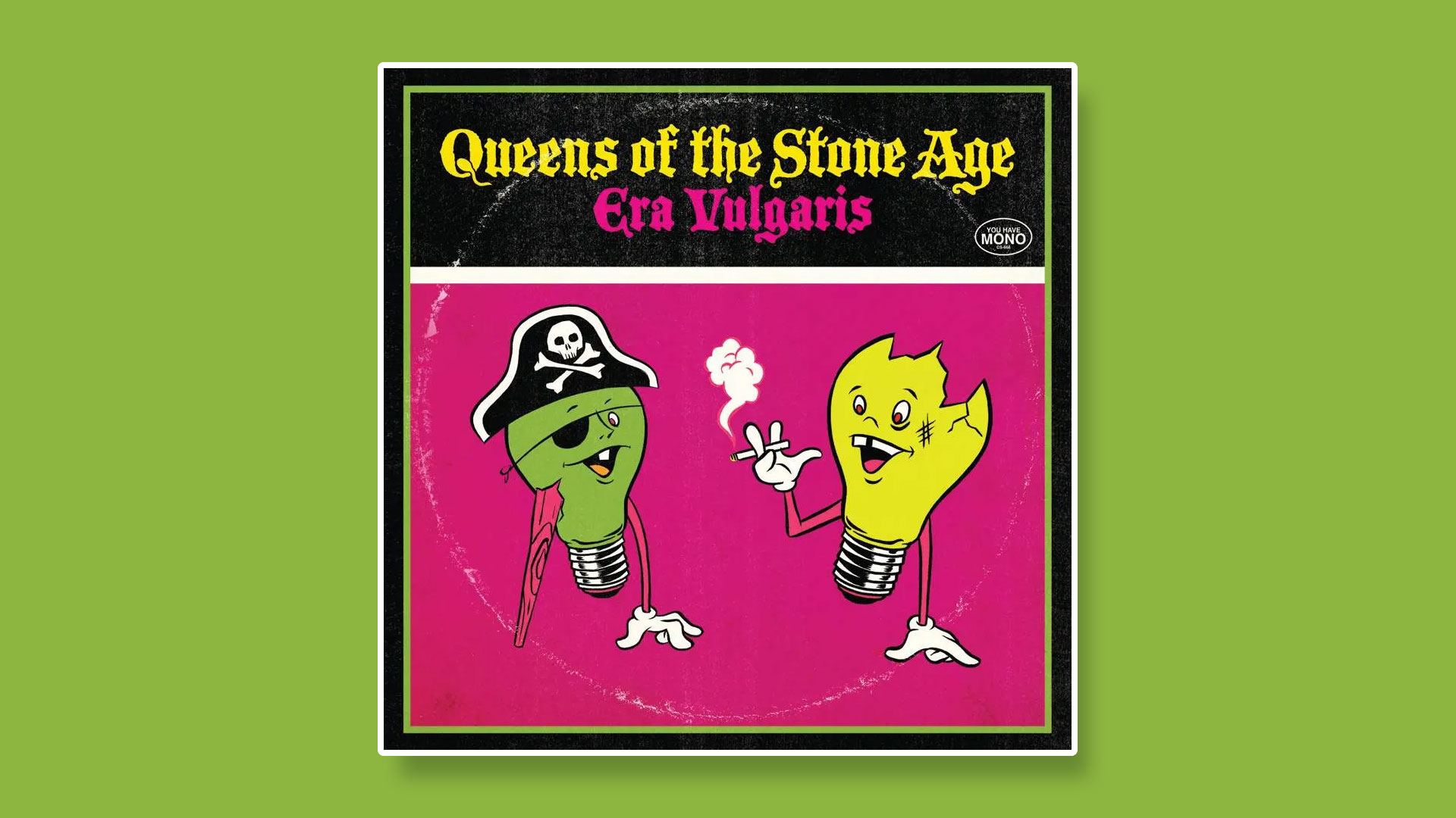The album artwork for Queens of the Stone Age's album Era Vulgaris