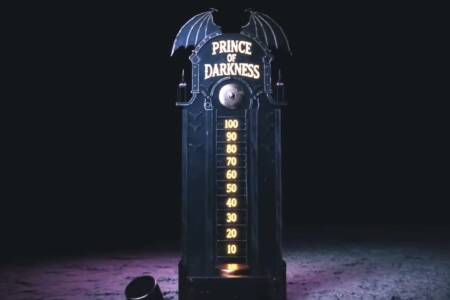 “You’re going to see an oversized bat eat the head off of a human.” Take a look inside Universal Studios’ Ozzy Osbourne: Prince of Darkness haunted house