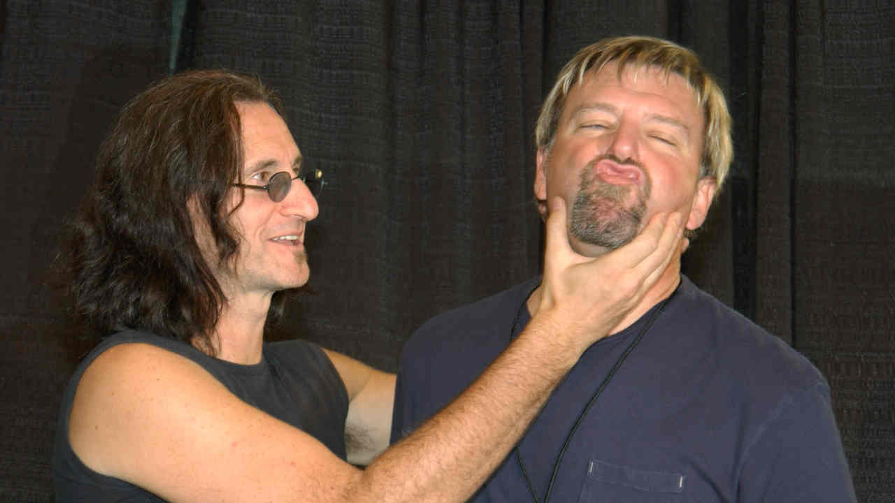 "I believed we would not get back together. I thought Rush was a place Neil was not going to be able to go back to emotionally": How Rush survived the 1990s and early 2000s 11 Rush’s Geddy Lee and Alex Lifeson in 2002