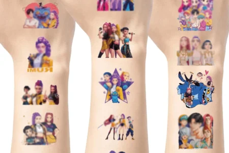 These ‘KPop Demon Hunters’ Temporary Tattoos Let You Rep Your Favorite Characters and Display Glow-in-the-Dark Demon Markings