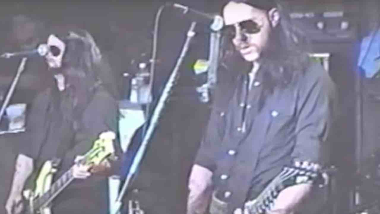 Metallica performing as The Lemmys in 1995