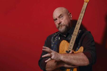 Vardis are older and wiser but still party like it’s 1979. “I shed a tear when I cut my hair, even though it was dropping out a fair bit”