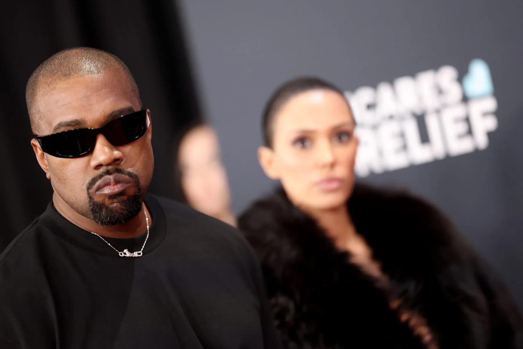 LOS ANGELES, CALIFORNIA - FEBRUARY 02: (L-R) Kanye Westand Bianca Censori attend the 67th Annual GRAMMY Awards on February 02, 2025 in Los Angeles, California.  (Photo by Matt Winkelmeyer/Getty Images for The Recording Academy)