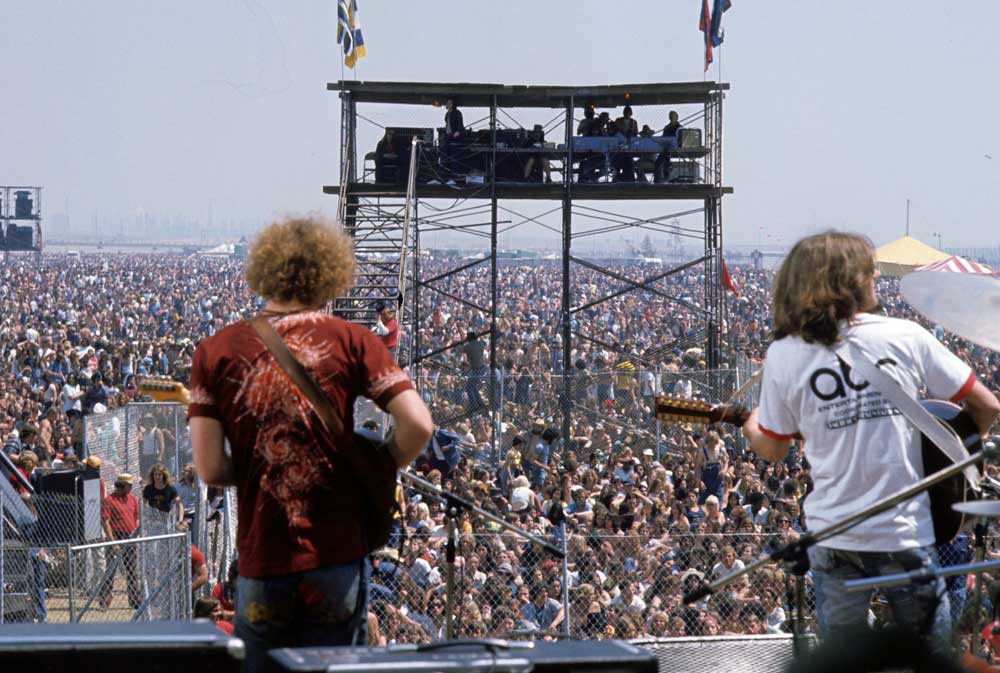 Eagles onstage at the first California Jam