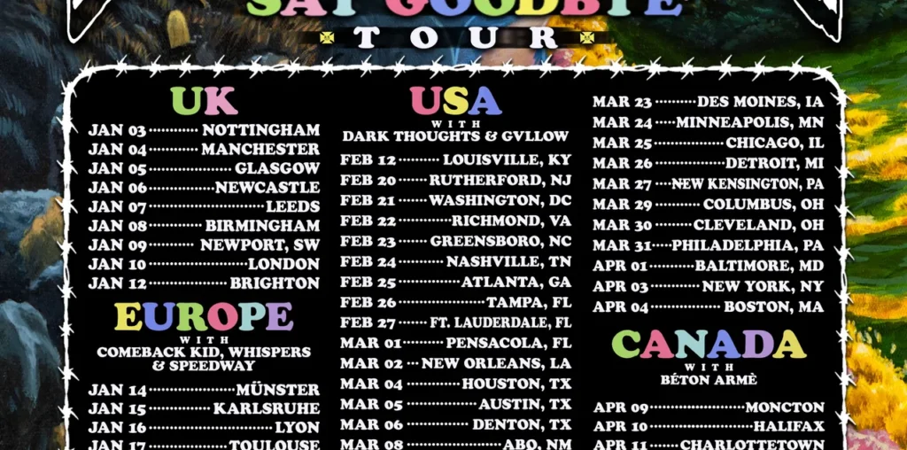Haywire I Dont Wanna Say Goodbye Tour