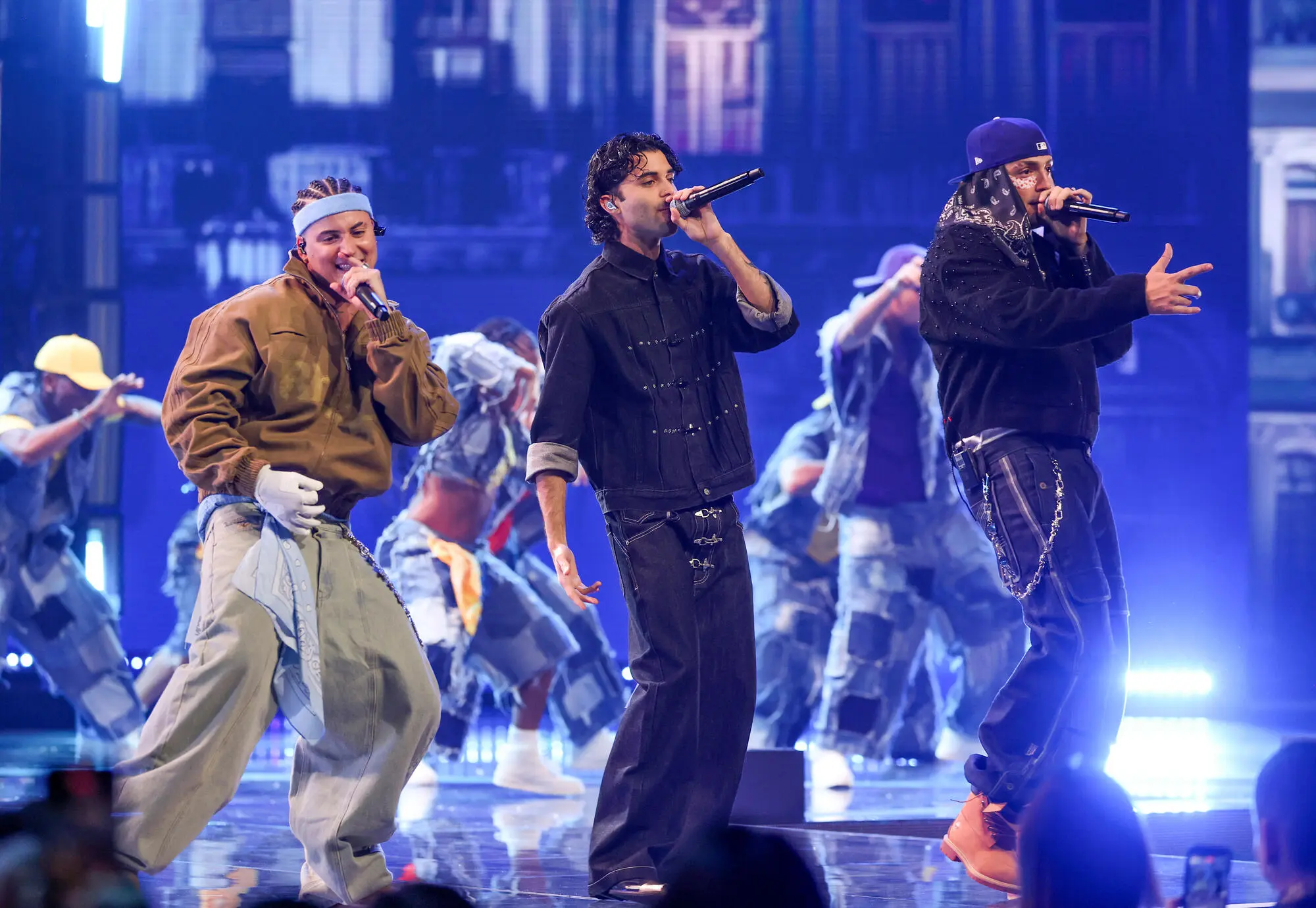 Nesty, Erick Brian and Pututi perform onstage at the 2026 Billboard Latin Music Awards held at James L. Knight Center on October 22, 2026 in Miami, Florida.