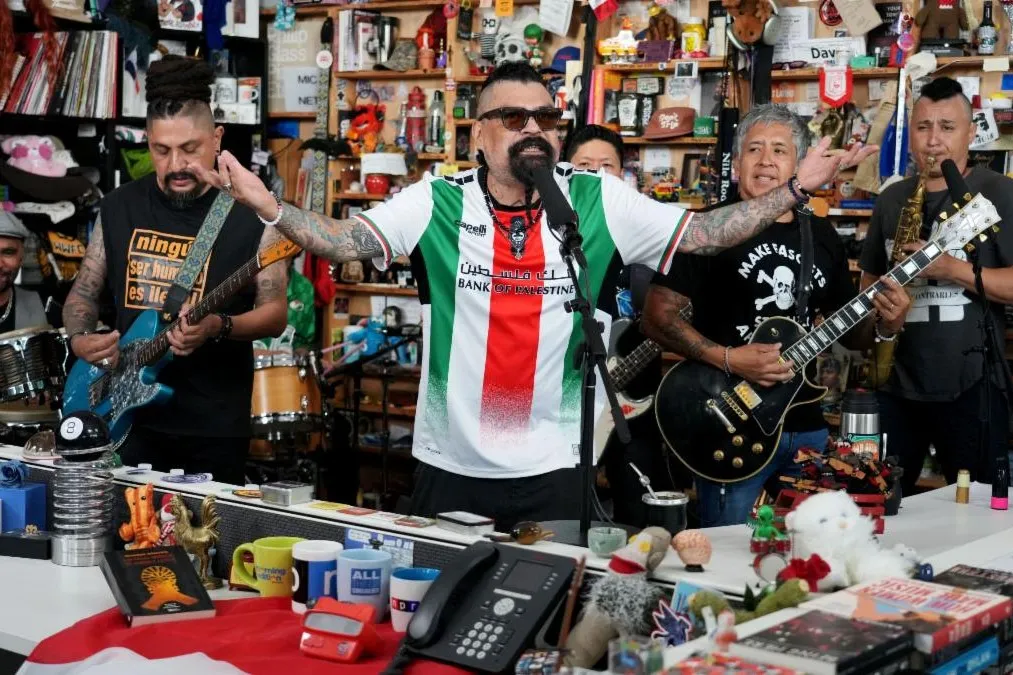 Watch Panteón Rococó Bring Pro-Immigrant Struggle to Tiny Desk Concert 3 image
