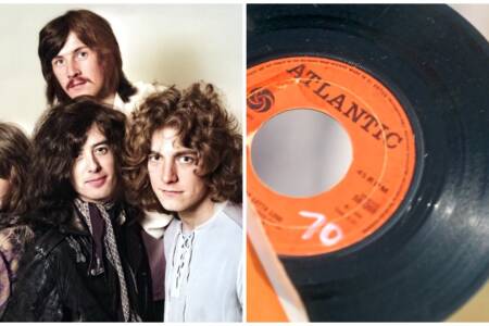 “This single shouldn’t really exist.” Rare 1969 Led Zeppelin single that the band wanted destroyed surfaces on British TV show