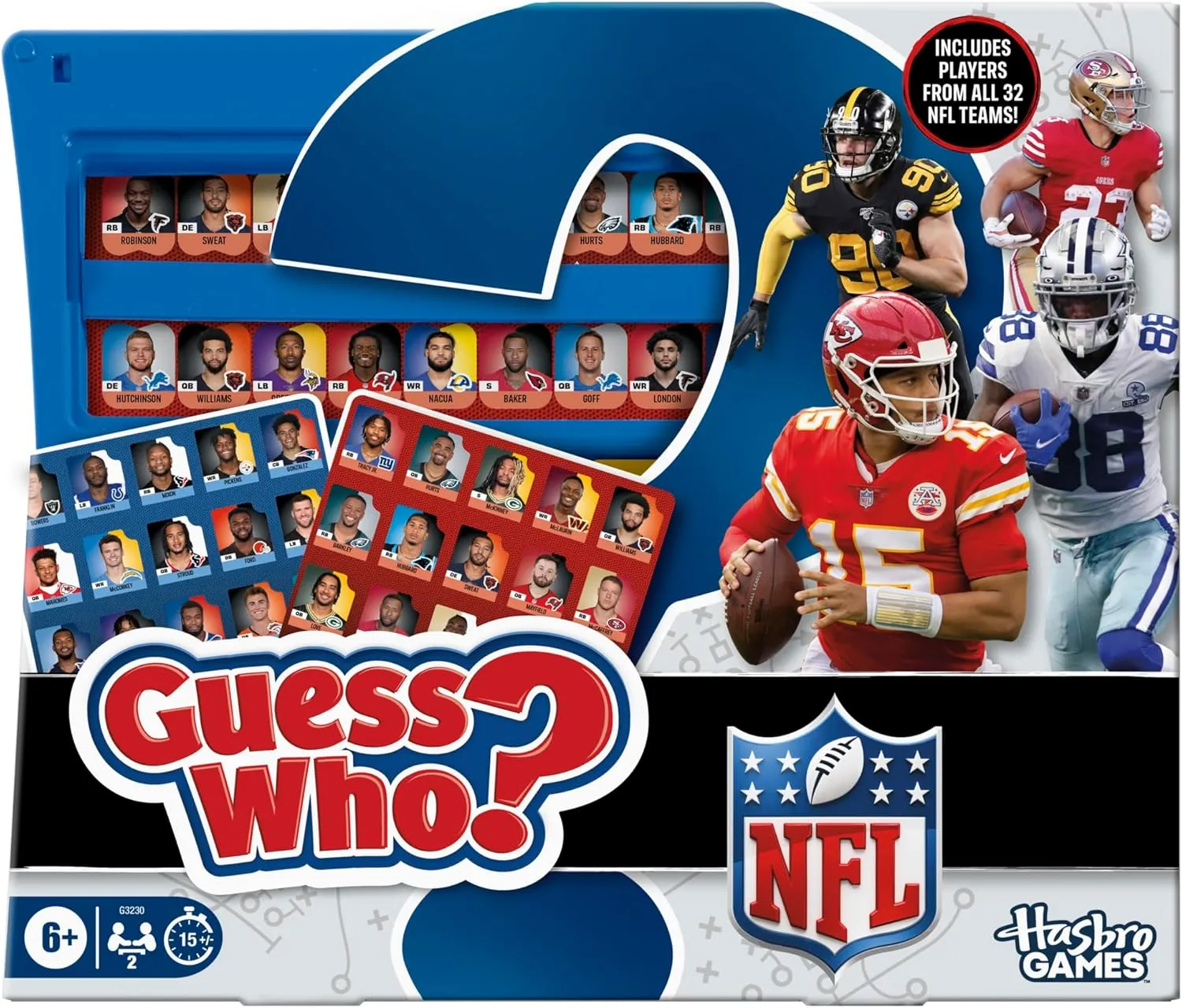 Guess Who? NFL Edition Board Game