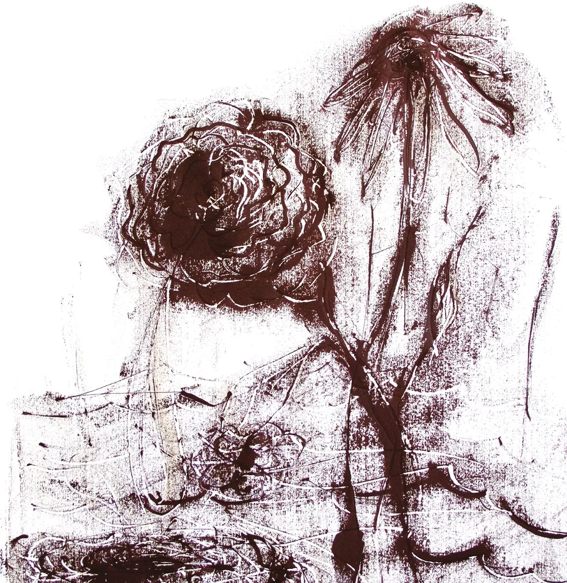 Image may contain Art Drawing Painting Adult Person Wedding Head and Modern Art