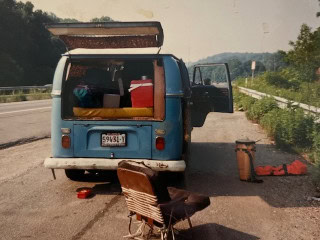 Broken down and towed to Giants Stadium July 14, 1991